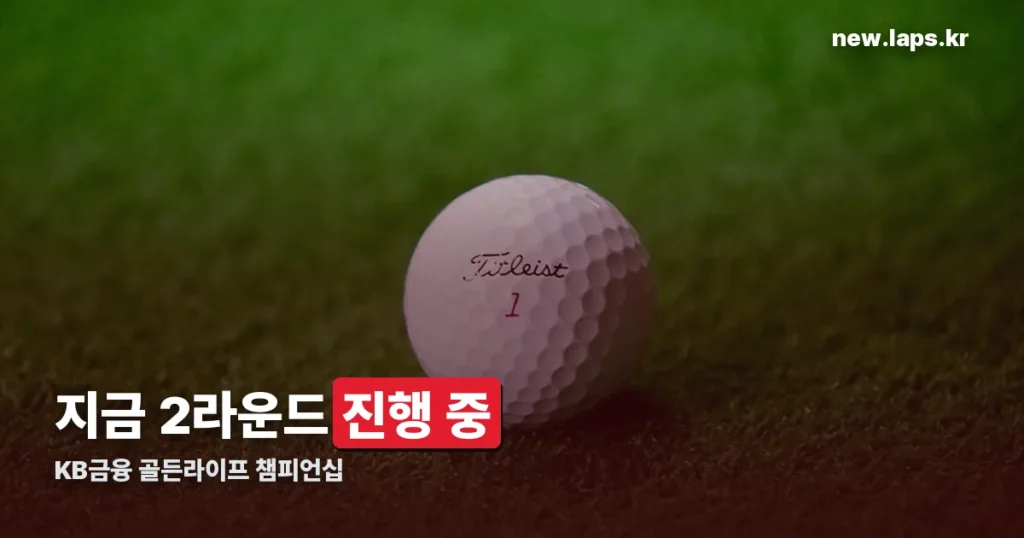 KB금융 골든라이프 챔피언십 — 일정·상금·중계 정리