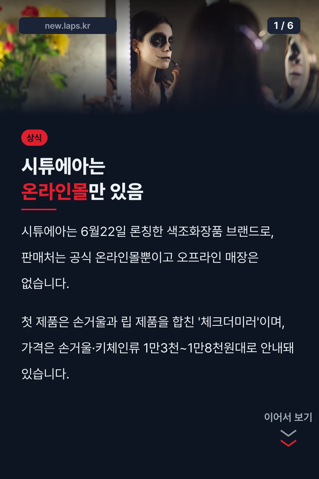 시튜에아는 온라인몰만 있음